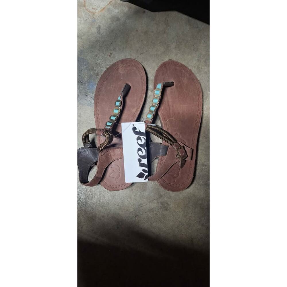 Reef Women's Size 6 Leather Sandals